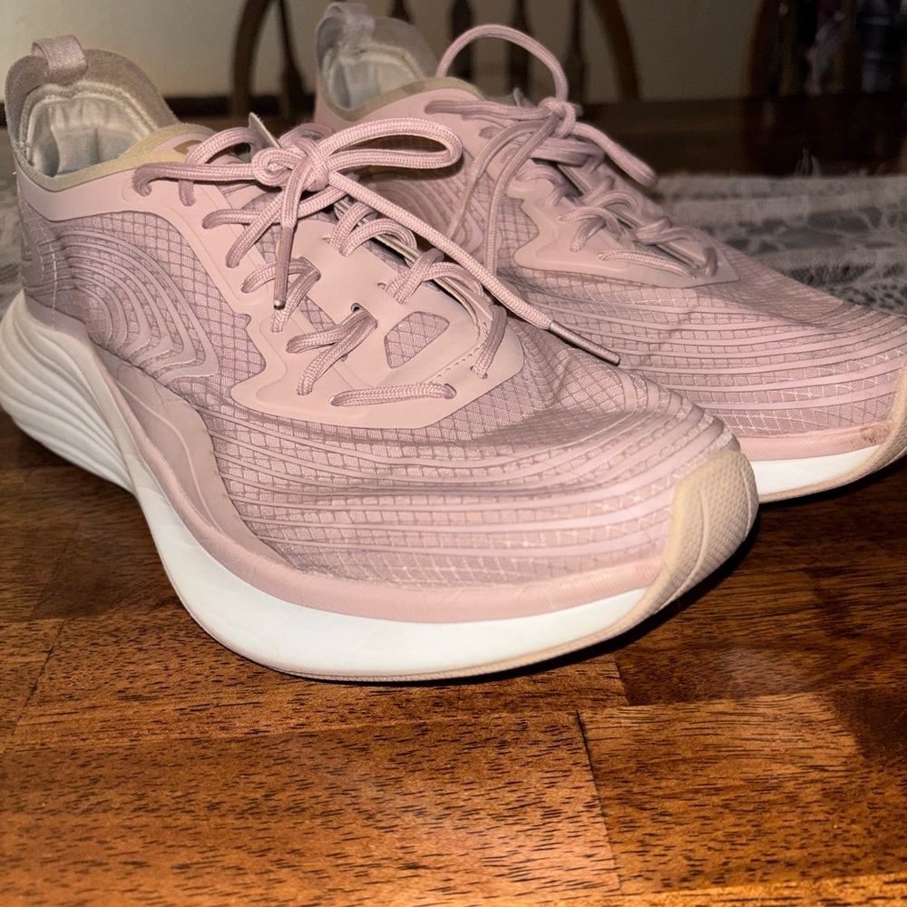 APL Streamline rose Champagne  White Running Shoes Womens